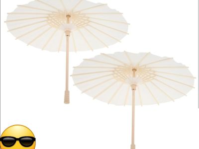 10 Hochzeitsschirme Partyschirme Dekoschirme Gartenschirne Terrassenschirme Ø 83cm NEU