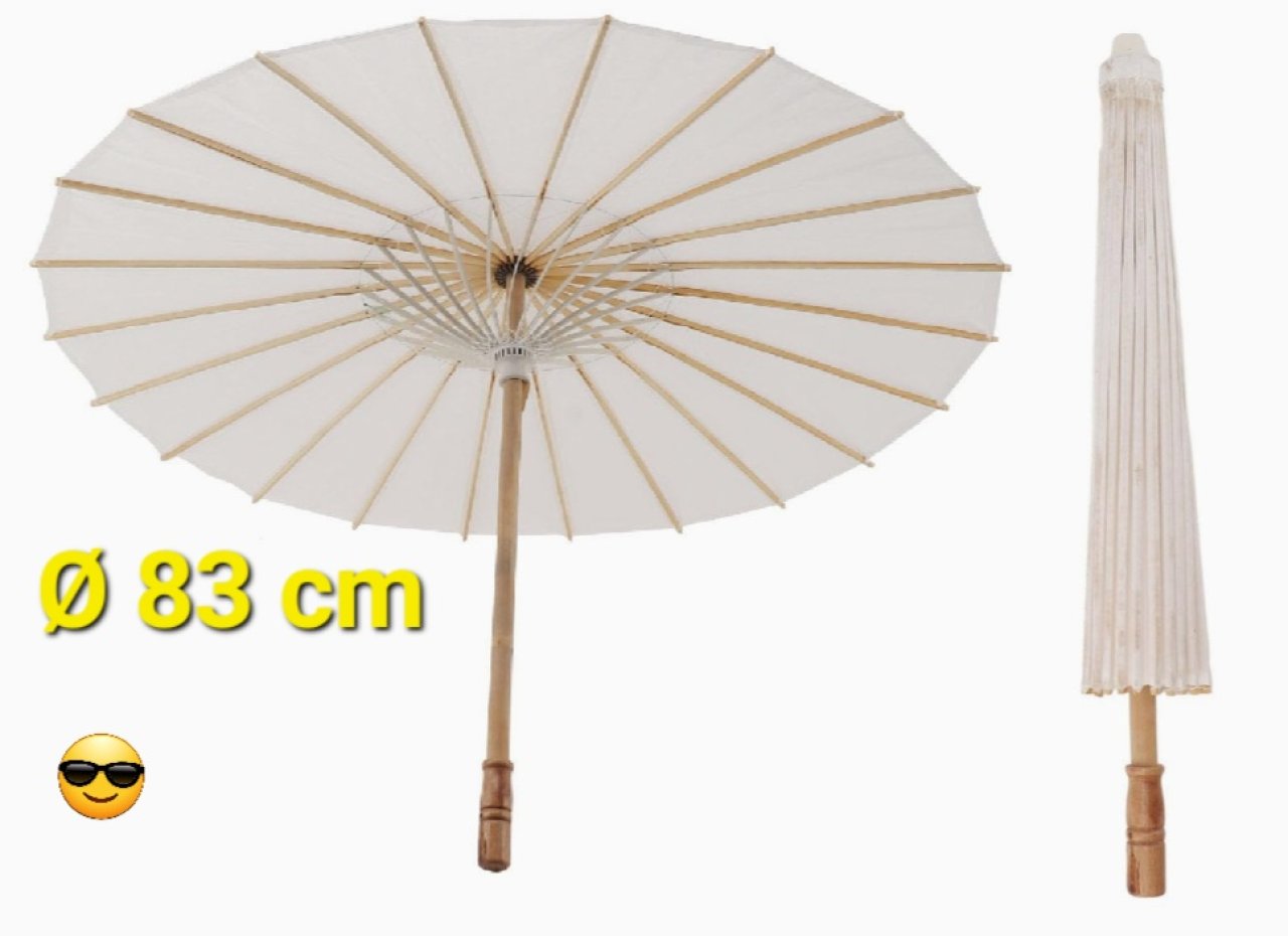 10 Hochzeitsschirme Partyschirme Dekoschirme Gartenschirne Terrassenschirme Ø 83cm NEU
