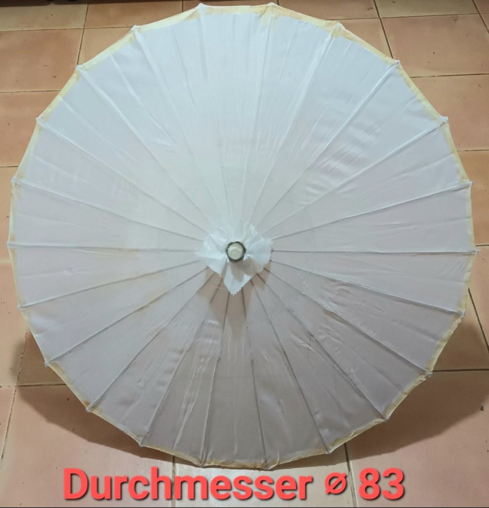 10 Hochzeitsschirme Partyschirme Dekoschirme Gartenschirne Terrassenschirme Ø 83cm NEU