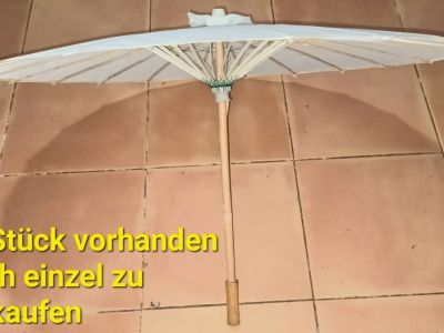 10 Hochzeitsschirme Partyschirme Dekoschirme Gartenschirne Terrassenschirme Ø 83cm NEU
