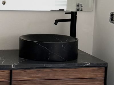 2 Marble Above-Counter Washbasins, Like New