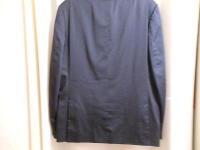 2 Bruno Banani Herren-Anzüge Gr. 52, schwarz und blau, gereinigt