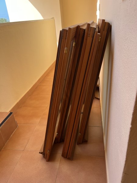 2 Doppelflügel-Fenster 120x100cm