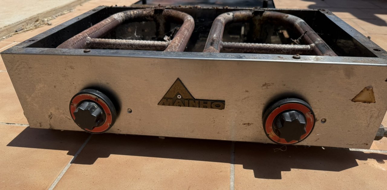 2-flammiger Gas-Grill/Bratfläche für Außenküche oder Gastronomie