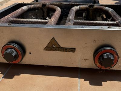 2-flammiger Gas-Grill/Bratfläche für Außenküche oder Gastronomie