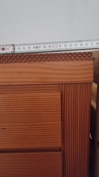 2 identical brown dressers