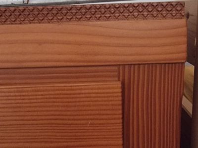 2 identical brown dressers