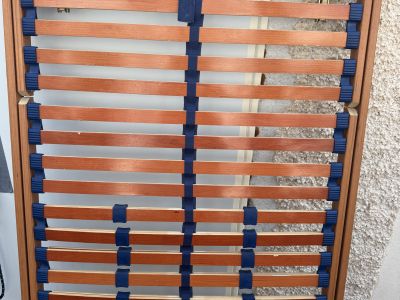 2 hochwertige Federholz-Lattenroste 90 x 200 cm - Olympia Twinflex