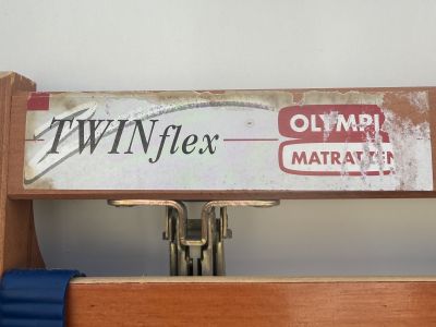 2 hochwertige Federholz-Lattenroste 90 x 200 cm - Olympia Twinflex