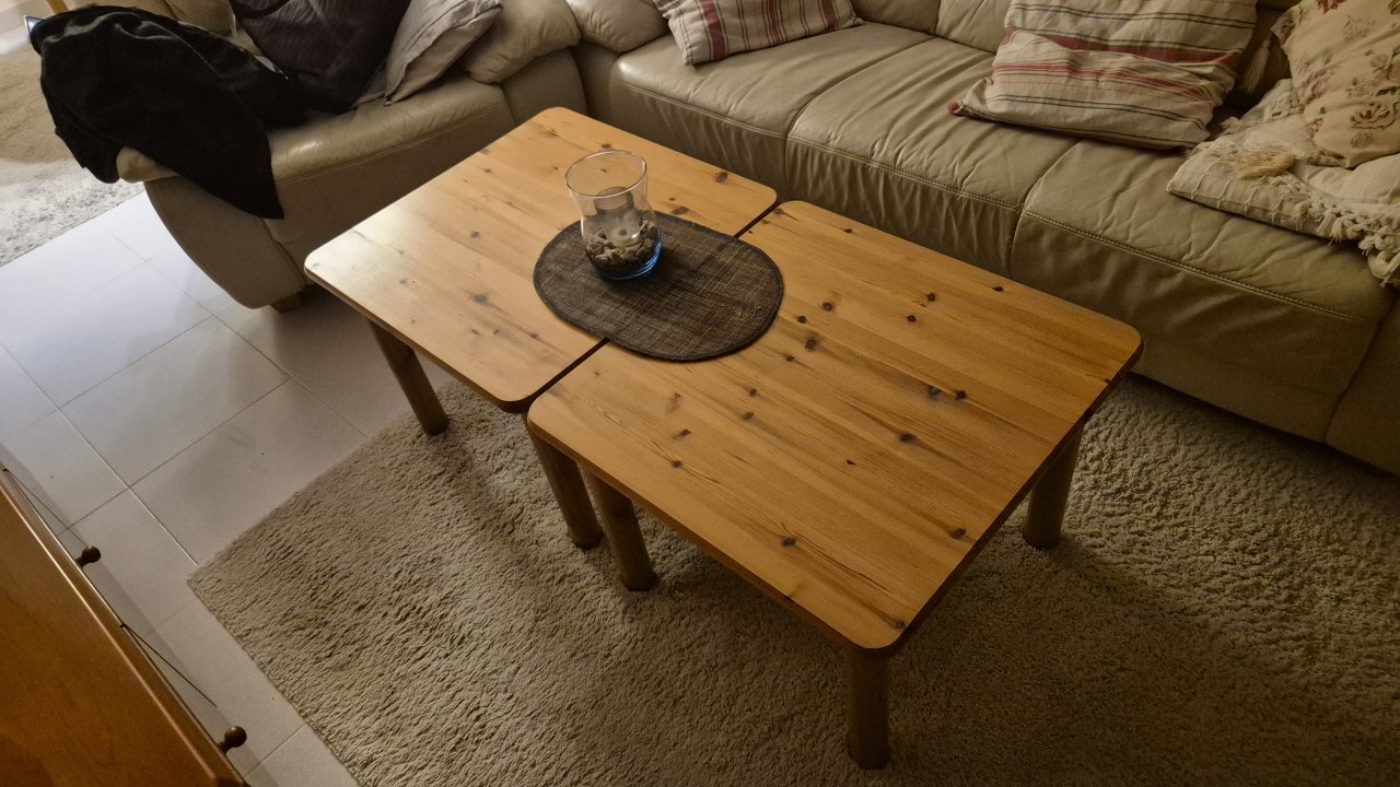 2 Holztische Pinie