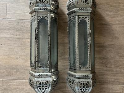 2 orientalische Hängelampen