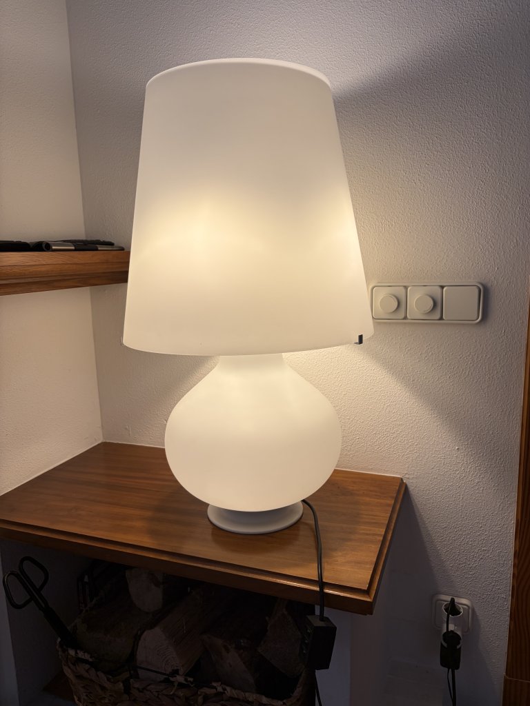 2 originale FontanaArte 1853 Tischlampen  italienisches Design