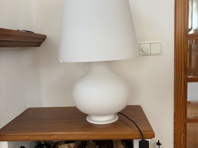 2 originale FontanaArte 1853 Tischlampen  italienisches Design