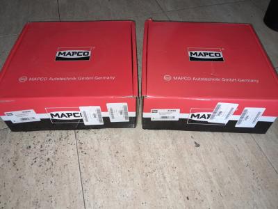 2 Pakete á 2x Bremsscheiben für die Hinterachse, MAPCO 25990 für JEEP Wrangler und Cherokee