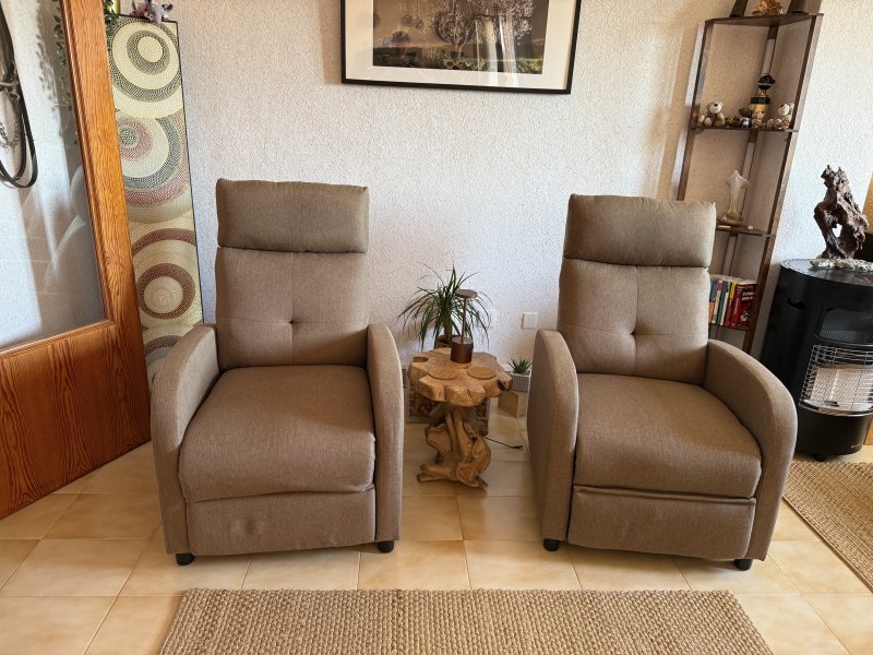 2 Relax Sessel für den genussvollen Feierabend
