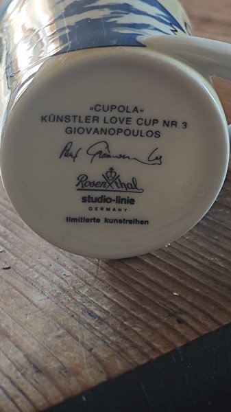 2 Rosenthal Collector Espresso Cups