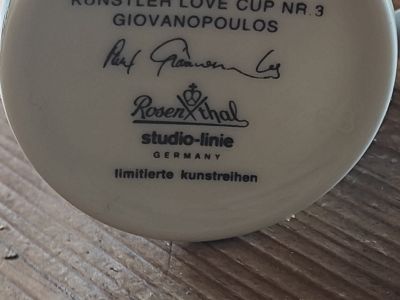2 Rosenthal Collector Espresso Cups