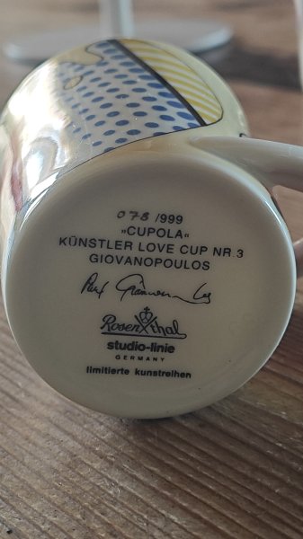 2 Rosenthal Collector Espresso Cups