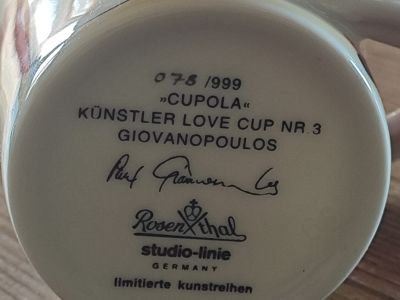 2 Rosenthal Collector Espresso Cups
