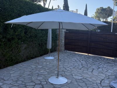2 sombrillas Dedon 2,6m