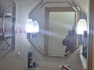 2 Spiegel mit Beleuchtung
