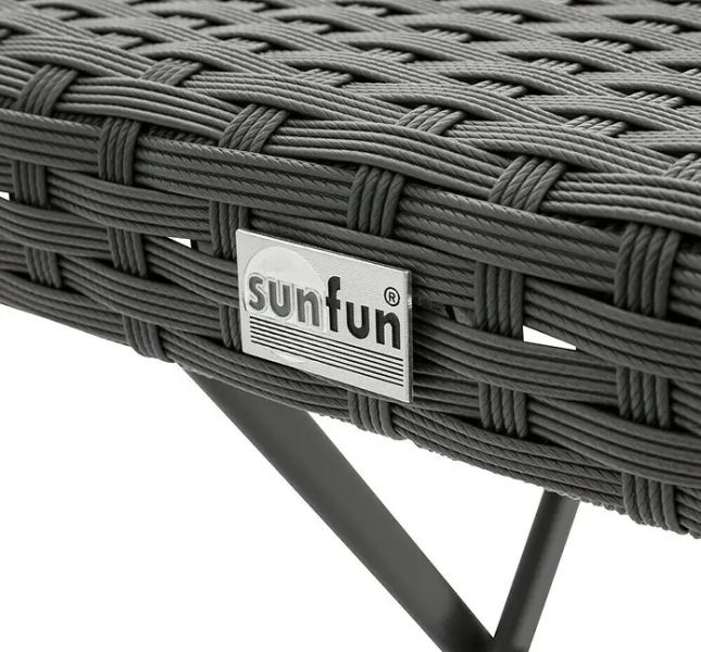 2 Stück Balkontisch Gartentisch klappbar 70 x 70 cm