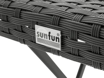 2 Stück Balkontisch Gartentisch klappbar 70 x 70 cm