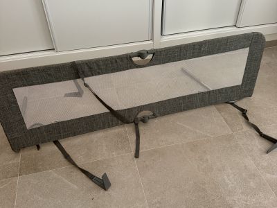 2 x Hauck Sleep N Safe Plus XL bed rail 150x50 cm grey