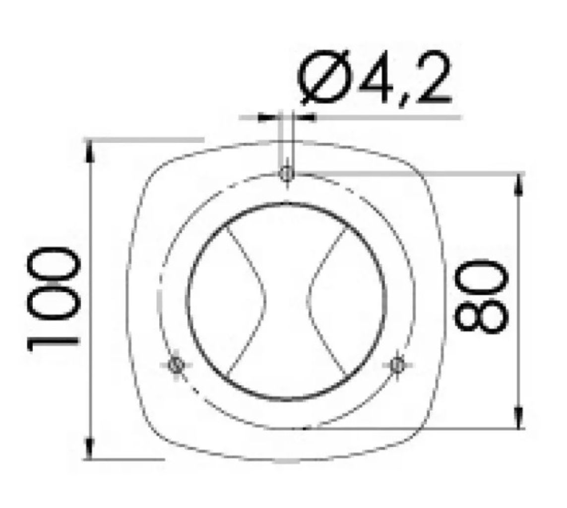 2 x Osculati Einziehbare LED-Tischlampe Aurora OSC-13.448.00