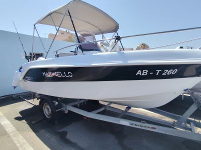 2023 Marinello Fisherman 16 + Motor Honda BF80 + Trailer 1300kg Motorboot Angelboot