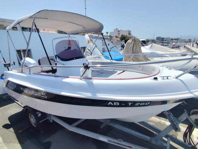 2023 Marinello Fisherman 16 + Motor Honda BF80 + Trailer 1300kg Motorboot Angelboot