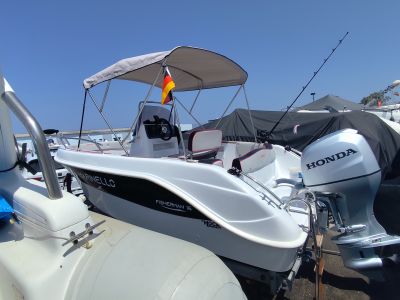 2023 Marinello Fisherman 16 + Motor Honda BF80 + Trailer 1300kg Motorboot Angelboot