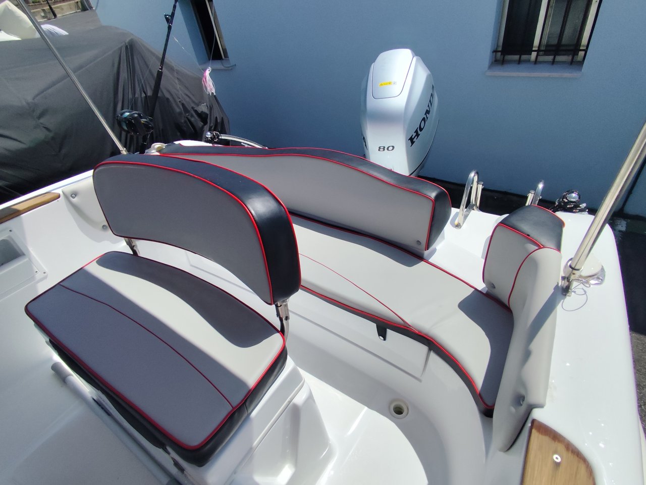 2023 Marinello Fisherman 16 + Motor Honda BF80 + Trailer 1300kg Motorboot Angelboot