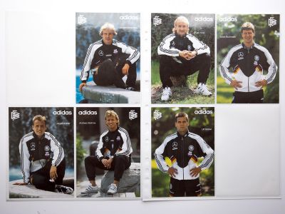 22 Autogrammkarten Deutsche Fussball-Nationalspieler