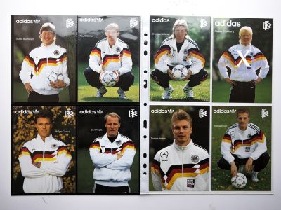 22 Autogrammkarten Deutsche Fussball-Nationalspieler