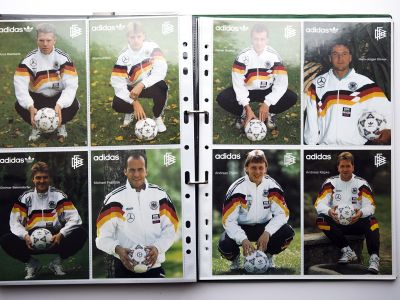 22 Autogrammkarten Deutsche Fussball-Nationalspieler