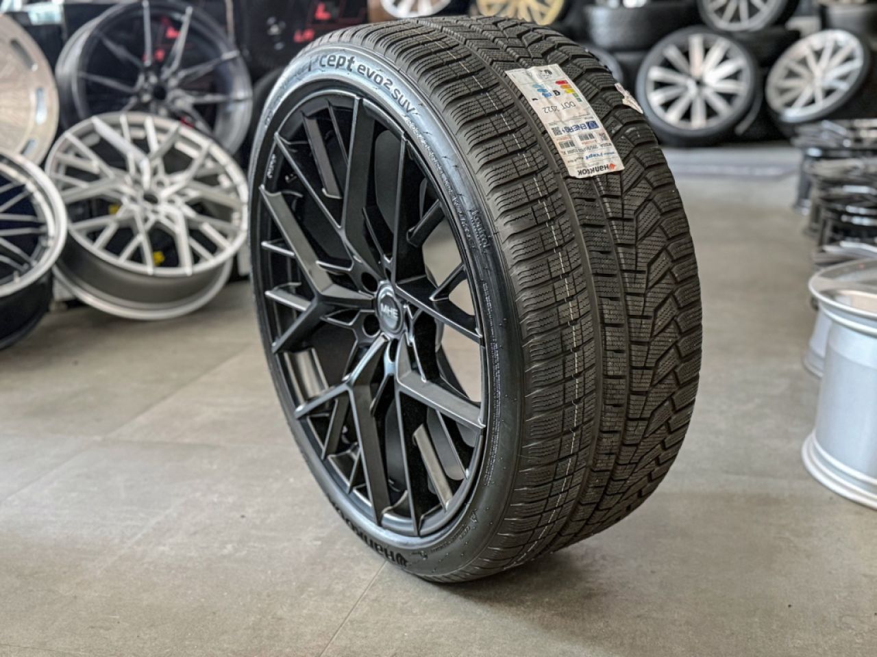 23 Zoll 5x112 ET51 Alufelgen MATT BLACK für Range Rover, Mercedes, BMW uvm