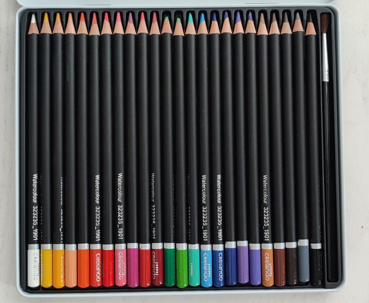 24 Aquarellstifte Crelando