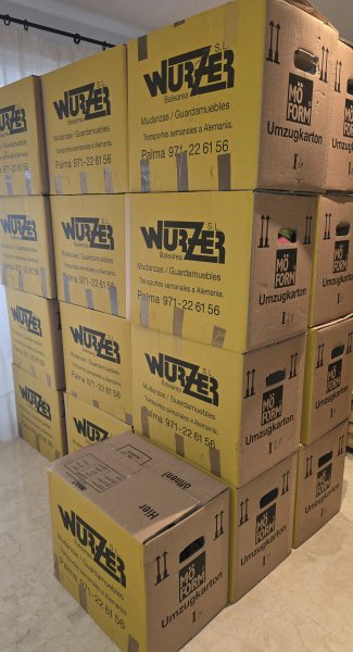 25 cajas grandes y resistentes para mudanza disponibles.