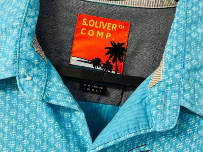 2er Set S. Oliver Kurzarmhemden, Größe L – Top-Zustand!