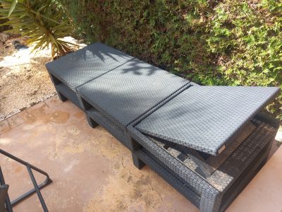 2x Gartenliege zu verschenken