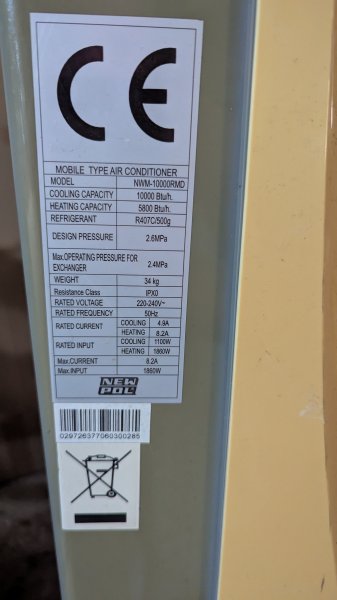 2x mobile air conditioner New Pol
