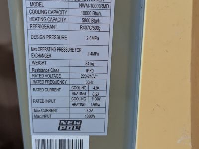 2x mobile air conditioner New Pol