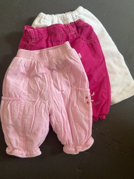 3 Babyhosen Gr. 68 als Set oder einzeln