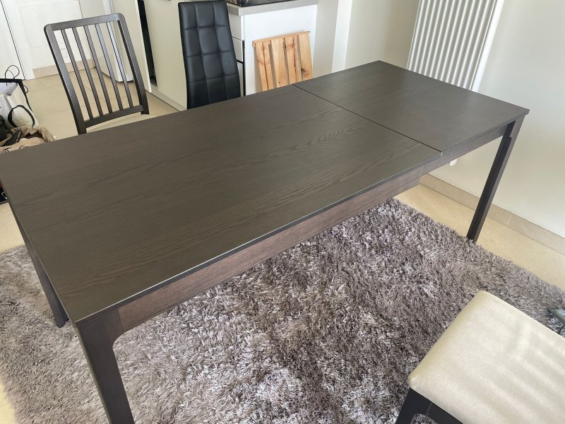 3 x IKEA EKEDALEN Stuhl dunkelbraun - gepolstert - passend zu Ausziehtisch