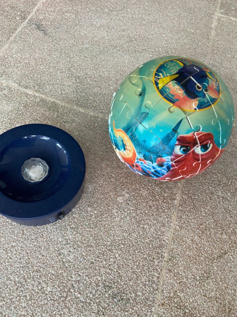 3d Ravensburger rompecabezas luz nocturna.