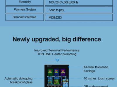 3x Verkaufsautomaten TCN mit Nayax Touchscreen Mallorca