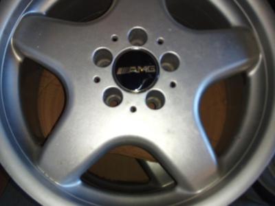 4 aluminium rims Mercedes AMG 8j 17 Et35