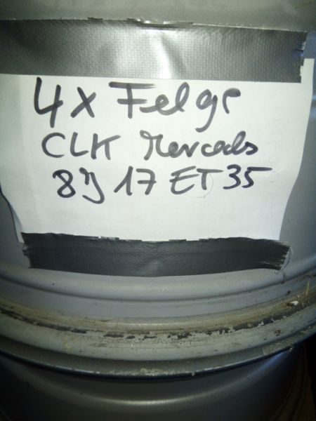 4 aluminium rims Mercedes AMG 8j 17 Et35