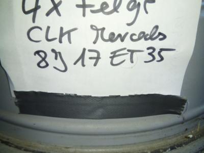 4 aluminium rims Mercedes AMG 8j 17 Et35